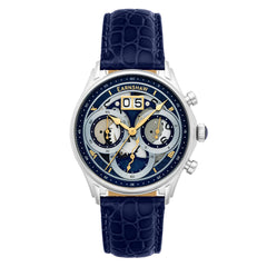 Earnshaw Nasmyth Grande Date Chronograph Blue Round Dial Men's Watch - ES-8260-03
