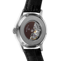 Earnshaw BAUER Automatic Black Round Dial Men's Watch - ES-8801-01