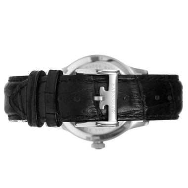 Earnshaw BAUER Automatic Black Round Dial Men's Watch - ES-8801-01