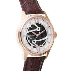 EARNSHAW BAUER Automatic Skeleton Round Dial Men's Watch- ES-8801-02