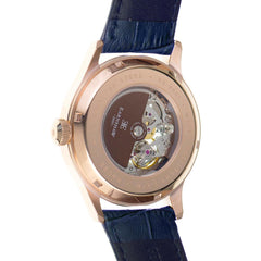 Earnshaw BAUER Skeleton Automatic Rose Gold Round Dial Men's Watch -  ES-8801-03