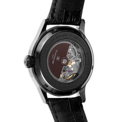 Earnshaw BAUER Skeleton Automatic Black Round Dial Men's Watch -  ES-8801-04