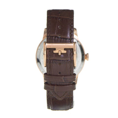 EARNSHAW BAUER Automatic Skeleton Silver Round Dial Men's Watch- ES-8802-04