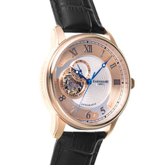 EARNSHAW LONGITUDE Analogue Black Round Dial Men's Watch- ES-8803-03