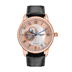 EARNSHAW LONGITUDE Analogue Black Round Dial Men's Watch- ES-8803-03