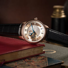 EARNSHAW LONGITUDE Analogue Black Round Dial Men's Watch- ES-8803-03