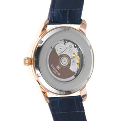 EARNSHAW LONGITUDE Analogue Blue Round Dial Men's Watch- ES-8803-04