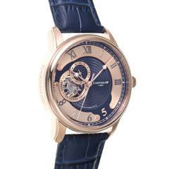 EARNSHAW LONGITUDE Analogue Blue Round Dial Men's Watch- ES-8803-04
