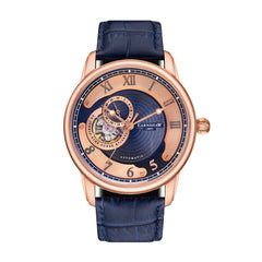 EARNSHAW LONGITUDE Analogue Blue Round Dial Men's Watch- ES-8803-04