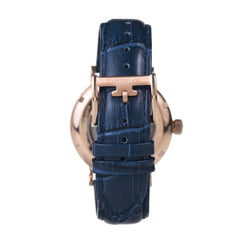 EARNSHAW BEAUFORT Automatic Skeleton Blue Round Dial Men's Watch- ES-8806-03