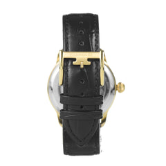 EARNSHAW LONGITUDE Automatic Skeleton Black Round Dial Men's Watch- ES-8807-02