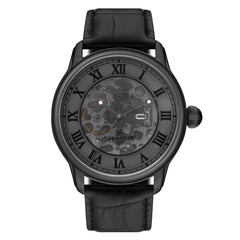 EARNSHAW LONGITUDE Automatic Skeleton Round Dial Men's Watch- ES-8807-03