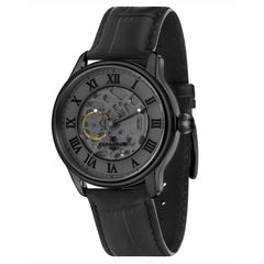 EARNSHAW LONGITUDE Automatic Skeleton Round Dial Men's Watch- ES-8807-03