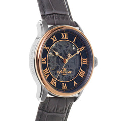 Earnshaw LONGITUDE Skeleton Automatic Black Round Dial Men's Watch -  ES-8807-04