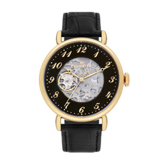 EARNSHAW PRECISTO GRAND LEGACY Automatic Skeleton Black Round Dial Men's Watch- ES-8810-04