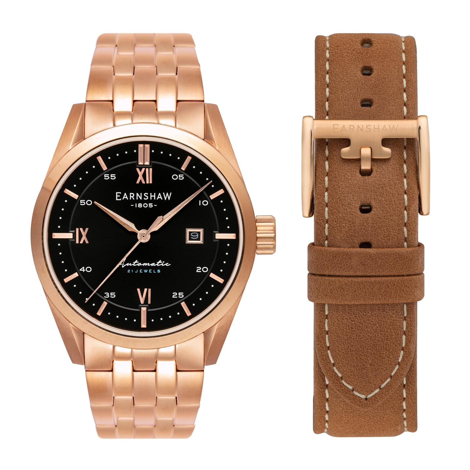 EARNSHAW PRECISTO Limited Edition Automatic Watch For Men - ES-8811-55