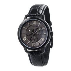 EARNSHAW CORNWALL Sweep Second Retrograde Multifunction Black Round Dial Men's Watch- ES-8060-06