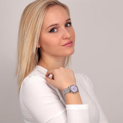 OUI & ME Coquette Analog Purple Round Dial Women's Watch- ME010282