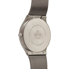Obaku Rolig Titanium Men Watch - V178GXTJMJ