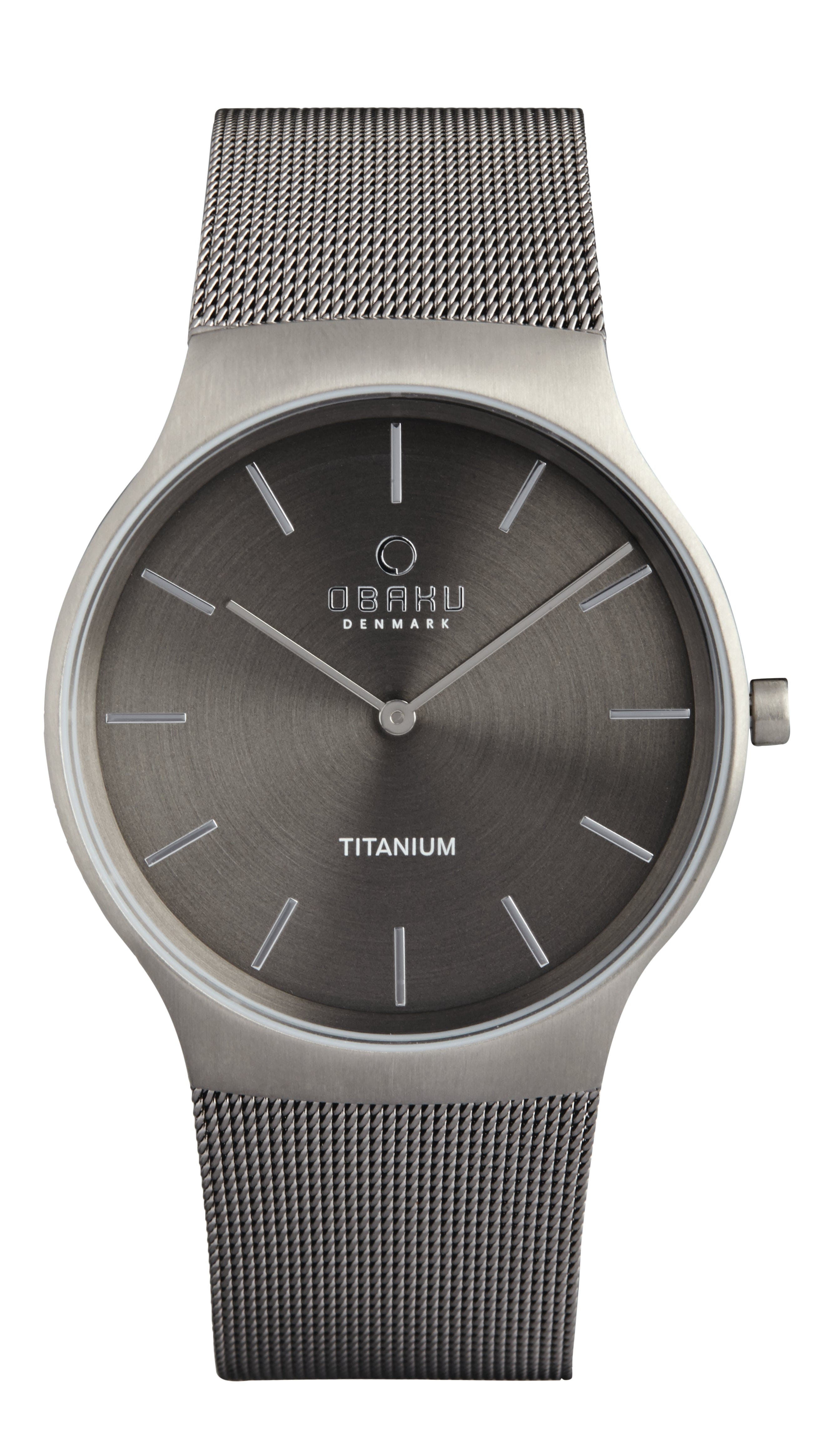 Obaku Rolig Titanium Men Watch - V178GXTJMJ