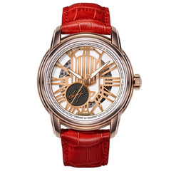 ARIES GOLD Aaron Yan Limited Edition Automatic Skeleton Watch with Sapphire Glass For Men- AAYAN1120 RG-WRG-R