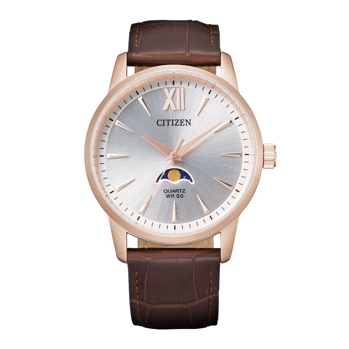 Citizen Analog Quartz Moon Phase Men's Watch - AK5003-05A