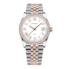 ARIES GOLD Heritage Crystals Watch with Sapphire Glass For Women- B 1069 2TR-RW
