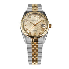ARIES GOLD Heritage Swiss Quartz Crystals Watch with Sapphire Glass For Women- B R68Q BC-GC