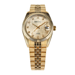 ARIES GOLD Heritage Swiss Quartz Crystals Watch with Sapphire Glass For Women- B R68Q G-GC