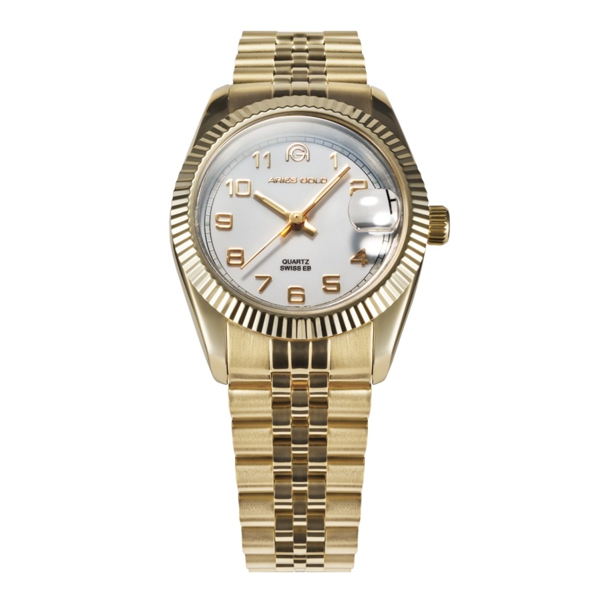 ARIES GOLD Heritage Swiss Quartz Watch with Sapphire Glass For Unisex- B R68Q G-NUM