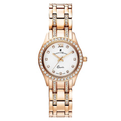 JACQUES DU MANOIR Royal Swiss Made Analogue White Round Dial Women's Watch- BAG.03