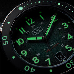 Duxot Velocita Automatic Green Round Dial Men's Watch - DX-2014-01