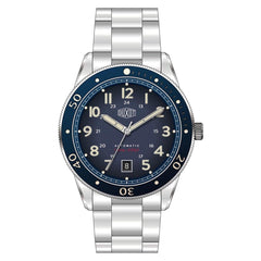 Duxot Velocita Automatic Blue Round Dial Men's Watch - DX-2014-22