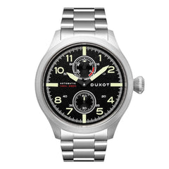 Duxot Altius Mechanical Automatic Black Round Dial Men's Watch - DX-2020-11