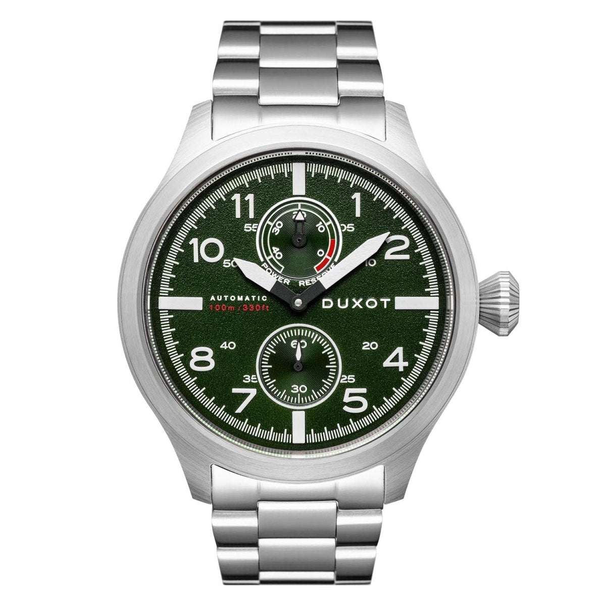Duxot Altius Mechanical Automatic Green Round Dial Men's Watch - DX-2020-44