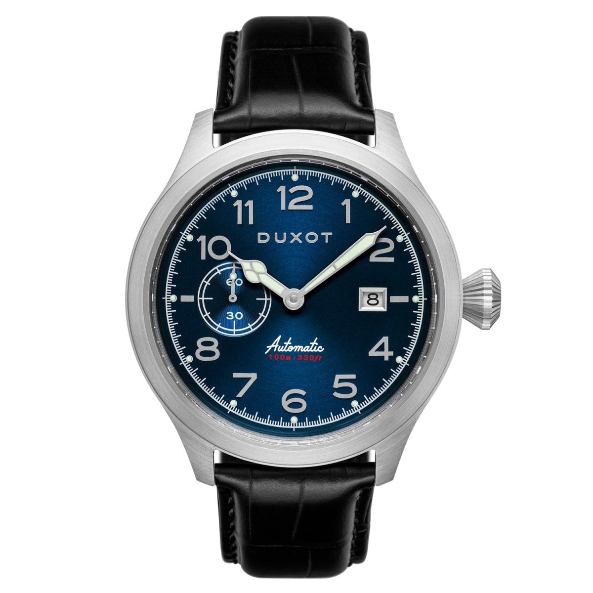 Duxot Altius Mechanical Automatic Blue Round Dial Men's Watch - DX-2021-01