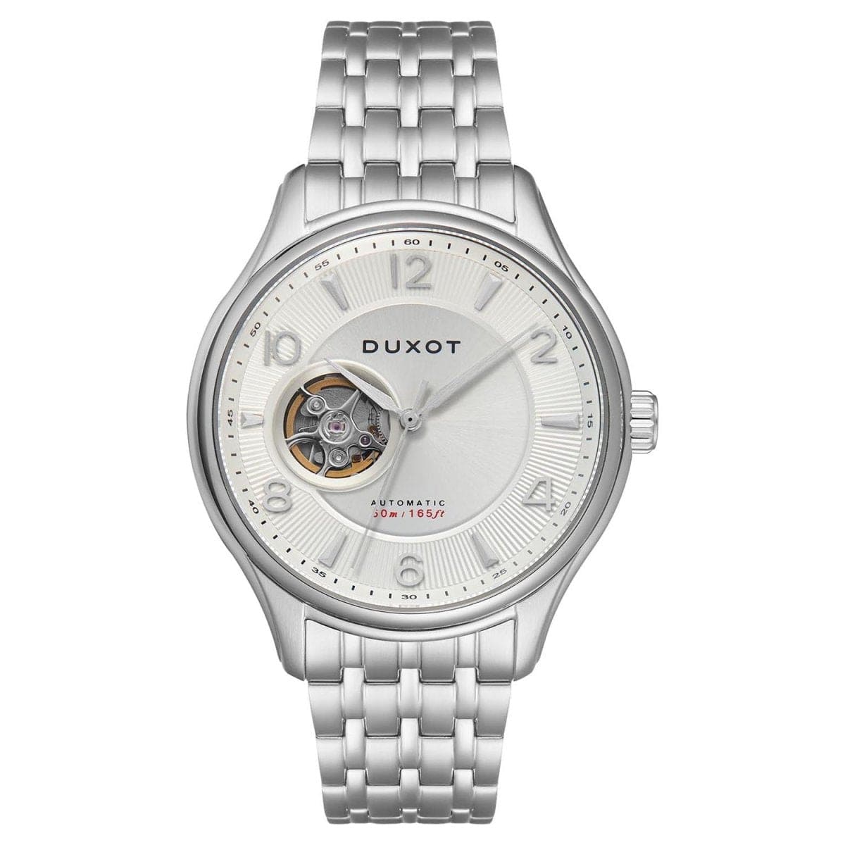 Duxot Patrios Automatic Silver Round Dial Men's Watch - DX-2023-22