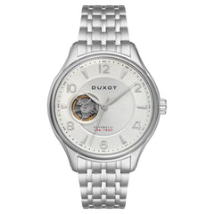 Duxot Patrios Automatic Silver Round Dial Men's Watch - DX-2023-22