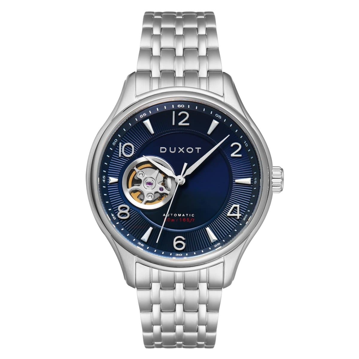 Duxot Patrios Automatic Blue Round Dial Men's Watch - DX-2023-55