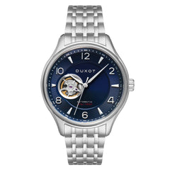 Duxot Patrios Automatic Blue Round Dial Men's Watch - DX-2023-55