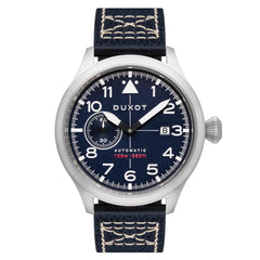 Duxot Altius Pilot Mechanical Automatic Blue Round Dial Men's Watch - DX-2024-02