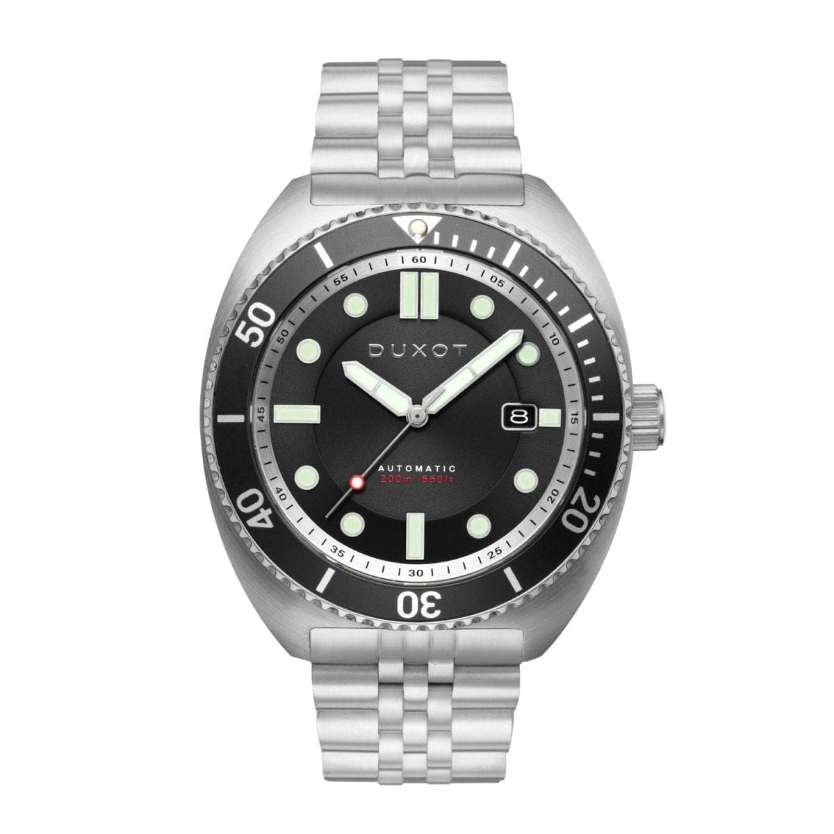 Duxot Tortuga Automatic Black Round Dial Men's Watch - DX-2026-11