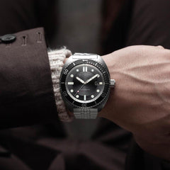 Duxot Tortuga Automatic Black Round Dial Men's Watch - DX-2026-11