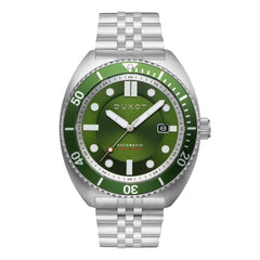 Duxot Tortuga Automatic Green Round Dial Men's Watch - DX-2026-22