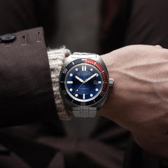 Duxot Tortuga Automatic Blue Round Dial Men's Watch - DX-2026-33