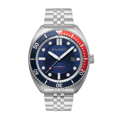 Duxot Tortuga Automatic Blue Round Dial Men's Watch - DX-2026-33