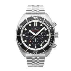 Duxot Tortuga Chronograph Black Round Dial Men's Watch - DX-2027-11