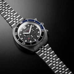 Duxot Tortuga Chronograph Black Round Dial Men's Watch - DX-2027-22