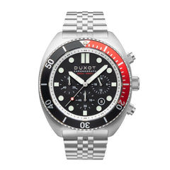 Duxot Tortuga Chronograph Black Round Dial Men's Watch - DX-2027-33