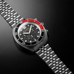 Duxot Tortuga Chronograph Black Round Dial Men's Watch - DX-2027-33